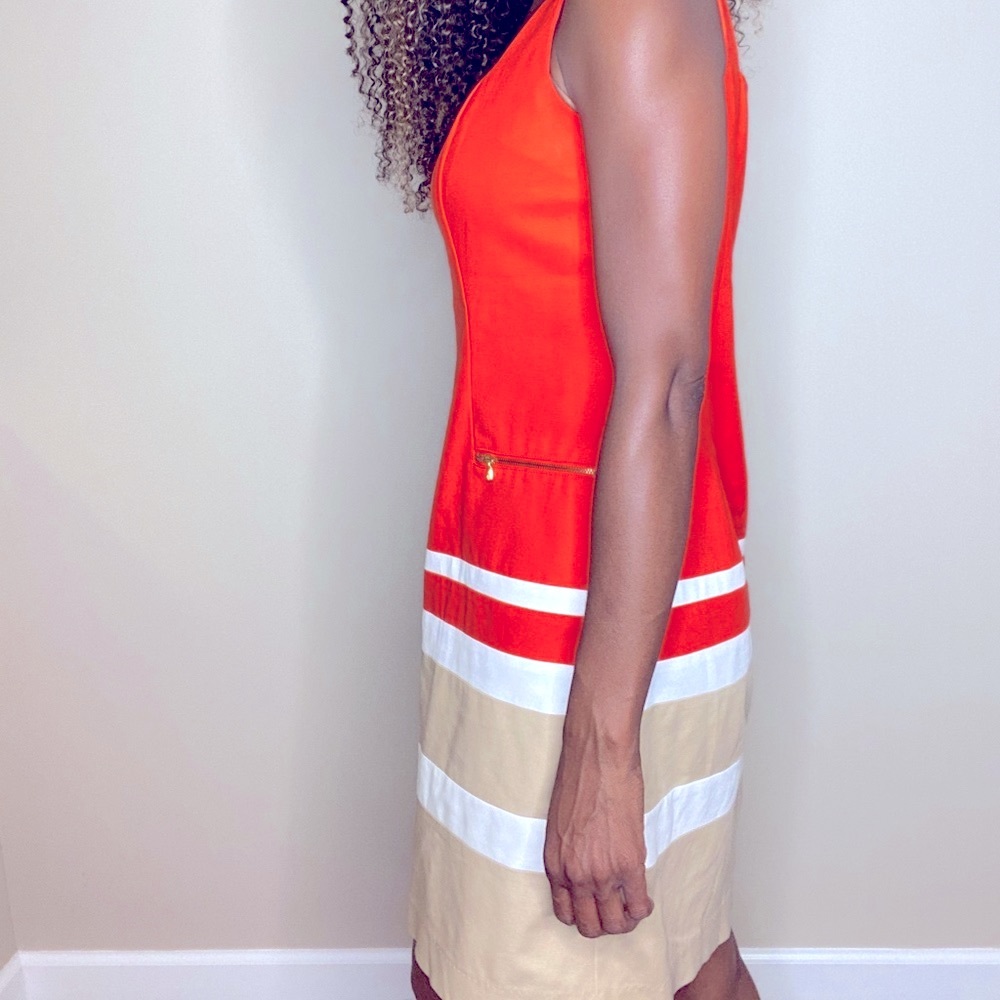 Ralph Lauren color block sleeveless dress